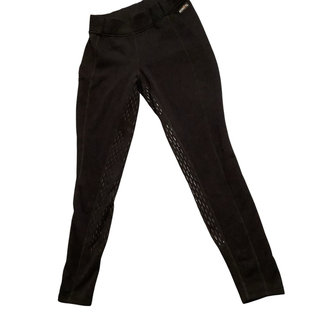 Kerrits Riding Breeches Winter Tights Pants Women's SZ L Equestrian Cold Weather - Picture 4 of 10